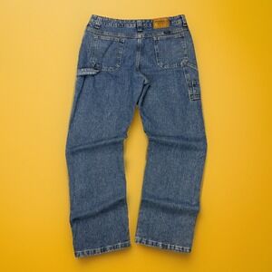 Wrangler‎ Blues Carpenter Jeans Mens 32x32 Vintage Workwear Denim Vtg Y2K Baggy